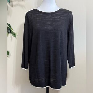 CJ Banks Black Women’s Sweater